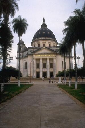 Basílica Nuestra Señora de Itatí en Corrientes. <br><i>The Basilica of Our Lady of Itati in Corrientes. It is the center of Catholosism in Argentina</i>
David William Steadman
28 Aug 2001