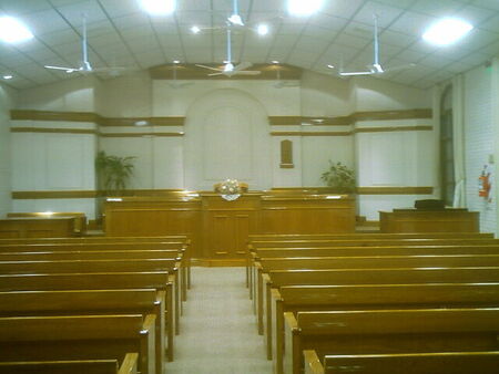 La actual capilla de las Ramas Cañada de Gómez y Parque, en el mismo terreno de Bv. Balcarce en que se levantava la antigua. Noviembre de 2005
Mauro Andrés Rosell
08 Jan 2007