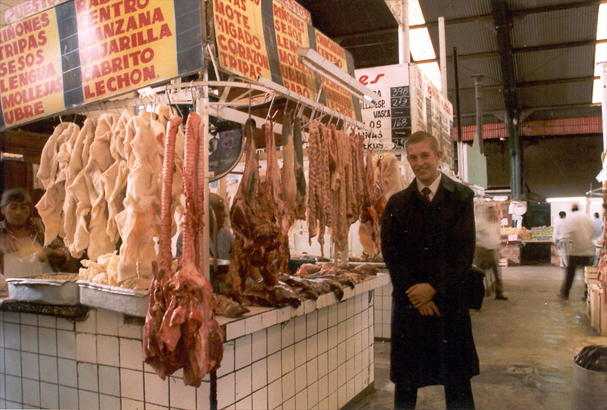A meat stand in the large market in Salta.
Justin  Barlow
23 Sep 2005