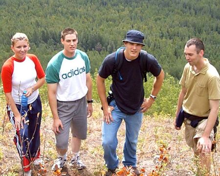 Law Henderson (middle left) and I (middle right) caught up w/ each other in AK and did a little hiking this summer.
Daniel Luke Smith
05 Oct 2004