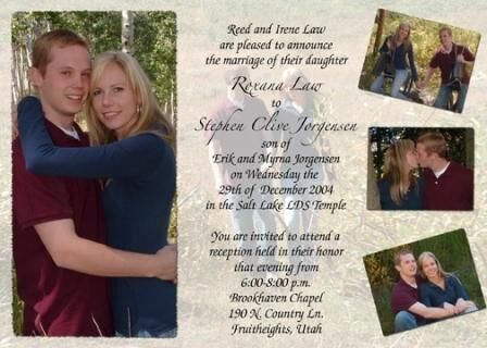 Steve and Roxana's Wedding Announcement
Stephen Clive Jorgensen
10 Nov 2004