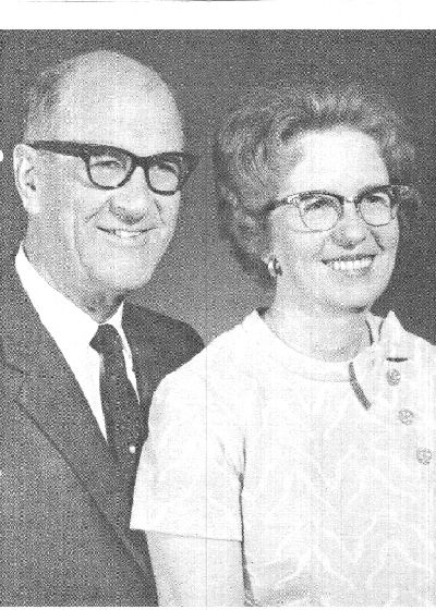 The picture and the following information was submitted by Elder Leonard D. Sander:  
This image is a picture attached to the inside page of my Arizona Mission challenger first year news magazine dated August 1970.  Also note that President and Sister Wood were in fact relatives of mine; a fact I did not know till my last interview with President Wood just before I went home from my mission.  My father, who knew President and Sister Wood, told me that he had passed away.

11 Oct 2009