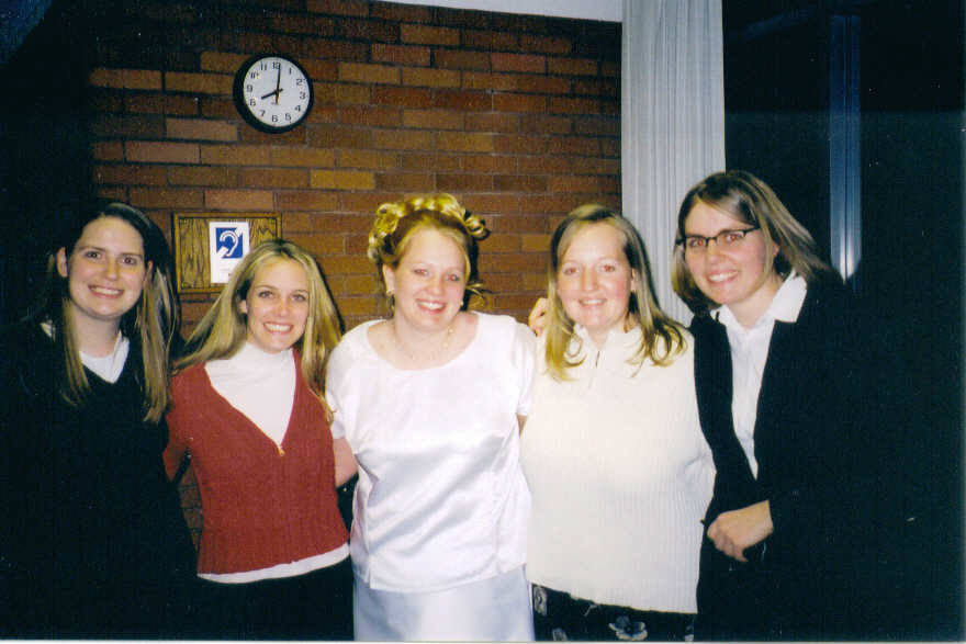 Chilling at the wedding. 3/1/03
Dodge, Budge, Strawberry, Henrie & Bingham
Man we are cute!!!!
Melissa M Smith
25 Mar 2003