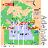 A simple map of Adelaide
