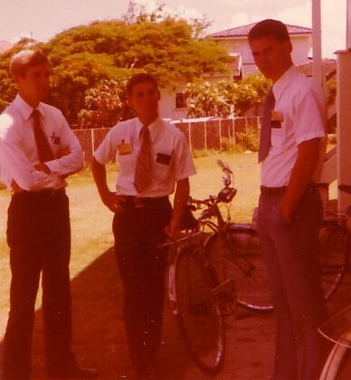 Elder Gooley (DLC) Elder Turner (DL) & Elder Odgers at No.1 Ewart Street, Clontarf Beach.
Ronald A Lyons
23 Aug 2005