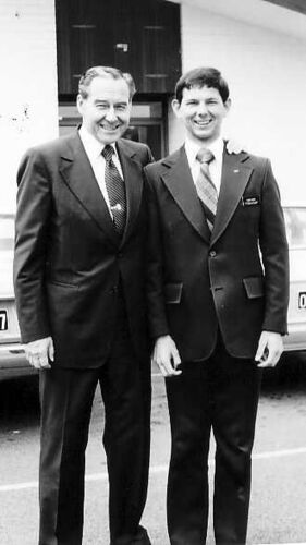 1976 - Elder Robert L. Simpson & Elder Carl Raven at M & D - Gaythorne Chapel
Ronald A Lyons
23 Aug 2005