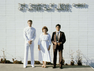 Patty McCrohan Baptism, Caulfield Ward, 13 June, 1982--Elder Dave Bastian, Patty, Elder Robert Solis.
Dave  Bastian
28 Nov 2002