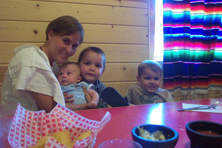 Lloydy with her nephews
Kristin Kai Lloyd
09 Sep 2004
