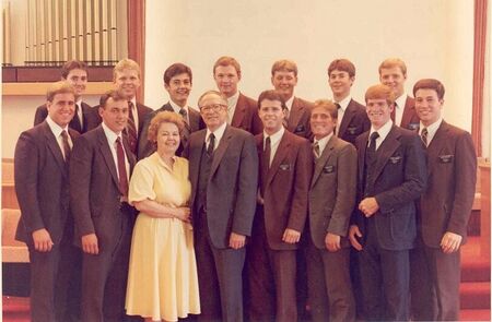 The Hobart Zone at their Christmas party in the Rosney chapel in 1983.
Harold Kent Woods
14 Sep 2007