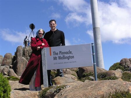 Very cold and windy at the pinnicle of Mt Wellington. Looking over Hobart
David Wesley Smith
30 May 2005