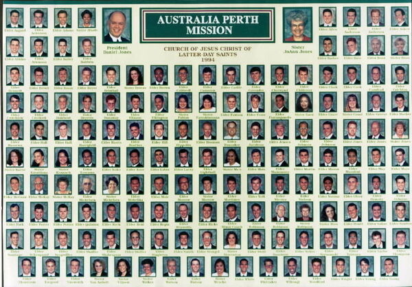 The Australia Perth Mission photo taken for the Christmas 1994 gathering.
Wanda  Afualo-Carey
20 Jan 2003