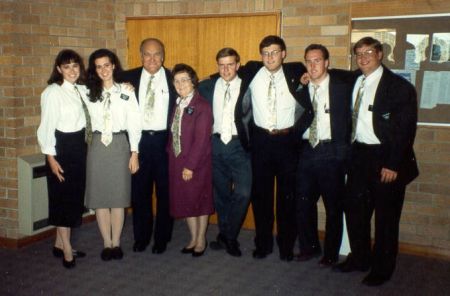 The missionaries in the Orange District (including the Sisters!) arranged to all wear the same 