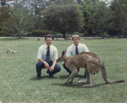 Elders Stickney and Pecht at the wild animal park in Gosford
Matt  Pecht
03 Sep 2001