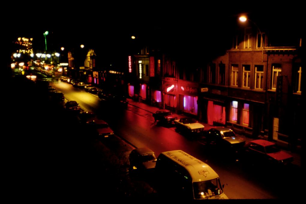 This is near the train station in Liege. One time on the train, I heard a little boy sitting behind me asking his aunties what all the red lights were for. When the ladies didn't know what to answer I turned around and said, 