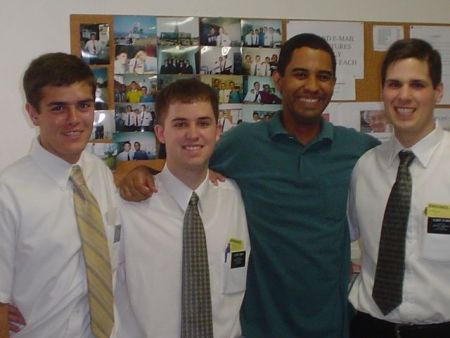 Elder Freeman, Elder Lyman, Jouber, Elder Stark
Jouber  Calixto
13 Apr 2004