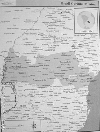 Mapa da missão Curitiba.

Map of the Curitiba mission.
Brandon Barrick and Jouber Calixto
04 Mar 2005