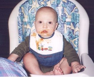 Eis aqui meu filho amado.  O nome dele e Riley e, neste foto, ele tem mais ou menos 9 meses.
Jason  Anderson
01 Feb 2002