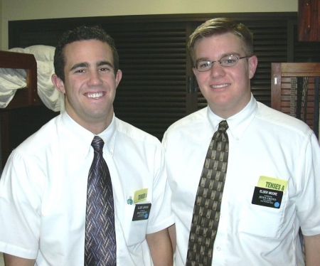 Elder Jenkins from Utah and Elder Moore from California will also be reporting to Brazil Brasilia Mission after the MTC in late May 2003.
Joel Grant Hancock
27 Apr 2003