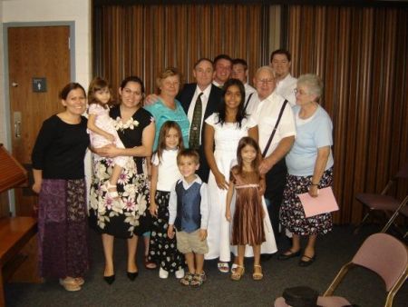 Our family in Rafaela's baptism
Brandon C. Peterson
30 Sep 2007
