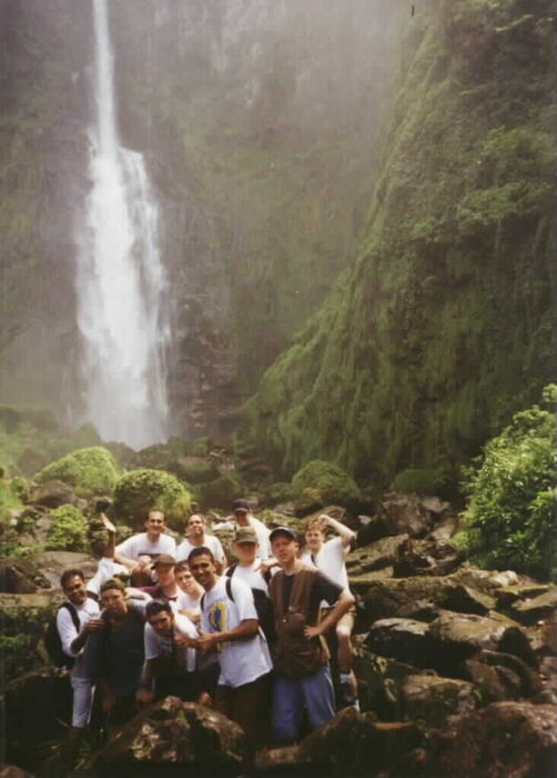 This was Zona Sao Bento on my third month in Brazil.  The waterfalls are located in Corupa, which is just outside of Jaragua do Sul.  It was a grueling hike but well worth the 14 waterfalls you pass on the way
Tim  Gunn
16 Oct 2005