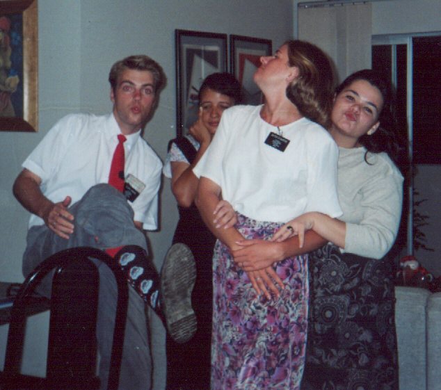 A Christmas party at Daniela's house, pictured are myself & Sister Stauffer.  (don't worry, our comps were present, taking the picture)
Matt  Jenson
01 Jun 2003