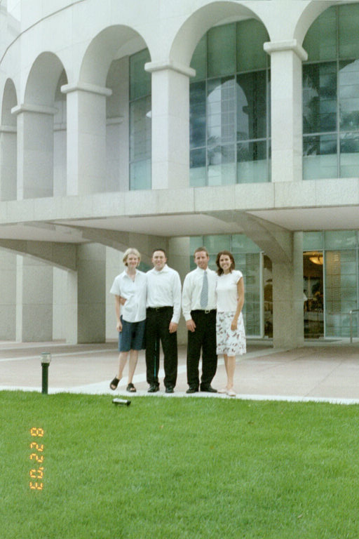 LaClaire and Rosenlund (and spouses) in front of Recife Temple
Curtis  LaClaire
16 Sep 2003