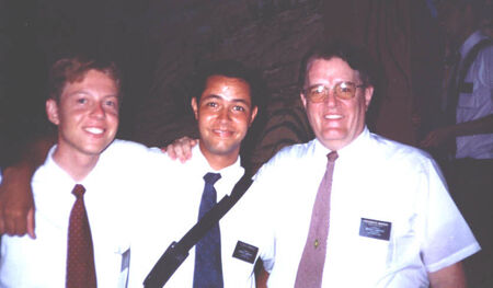 Elder Jost, Elder Cardoso & Pres. Madsen.
Diego Caires Cardoso
05 May 2004