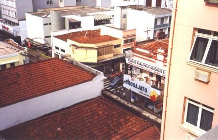 In Ribeirao Preto. You can see a Drug Store and some kind of business school along with a more popular store down the street.
Michael J. Simmons
12 Jan 2003