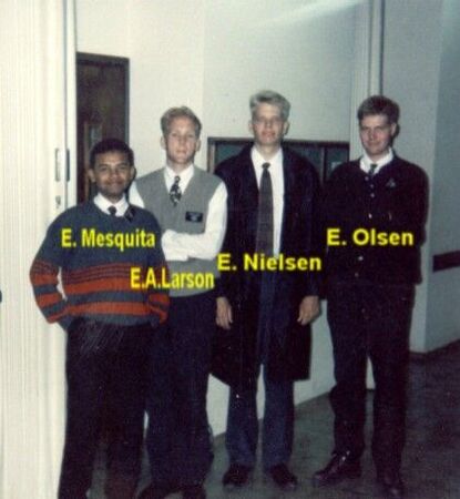 LZ's E.Mesquita e E. A. Larson, eu, e meu companheiro E. Olsen en Aracatuba
Lyle Richard Nielsen
21 Nov 2003