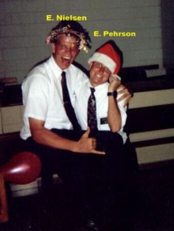 Celebrando Natal con E. Pehrson en Catanduva.  Minha quarta cidade despois Aracatuba, Uberlandia, e Franca.
Lyle Richard Nielsen
21 Nov 2003