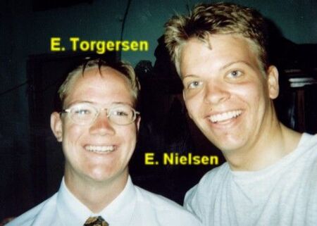 E. Torgersen e eu en Sao Carlos.  Minha quinta cidade e meu nono companheiro.
Lyle Richard Nielsen
21 Nov 2003