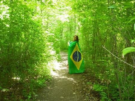 O Bosque Sagrado, em Palmyra estado de Nova Iorque/USA. Com a bandeira do Brasil é claro!
Isis  Avila
30 Jul 2009