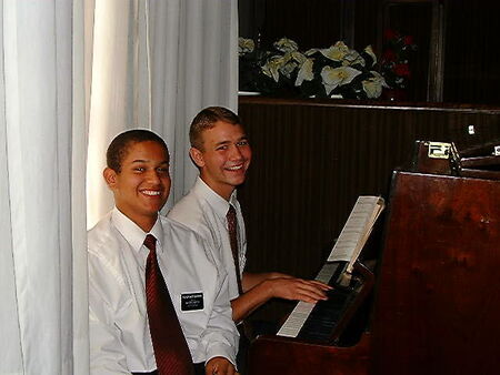 Elder Alessandro, Elder Brady
Richard S. Bangerter
30 Oct 2002