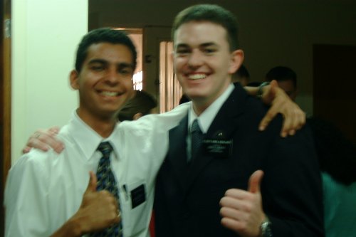 Meeting Trainers Elder Sousa & Elder Rindlisbacher
Richard S. Bangerter
07 May 2003