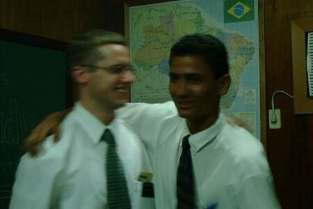 Meeting Trainers Elder Stringham and Elder Guedes
Richard S. Bangerter
07 May 2003