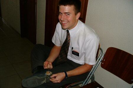 Proof of HARD work!  Elder George
Richard S. Bangerter
03 Aug 2003