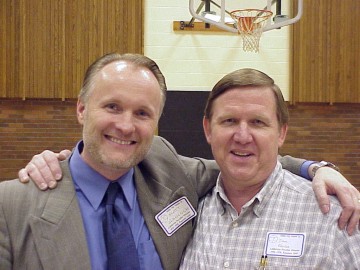 Kessler & Hancock at Arcadia Reunion w/ President L Brent Goates. abt. 2001?
Scott Dwane Hancock
04 Apr 2004