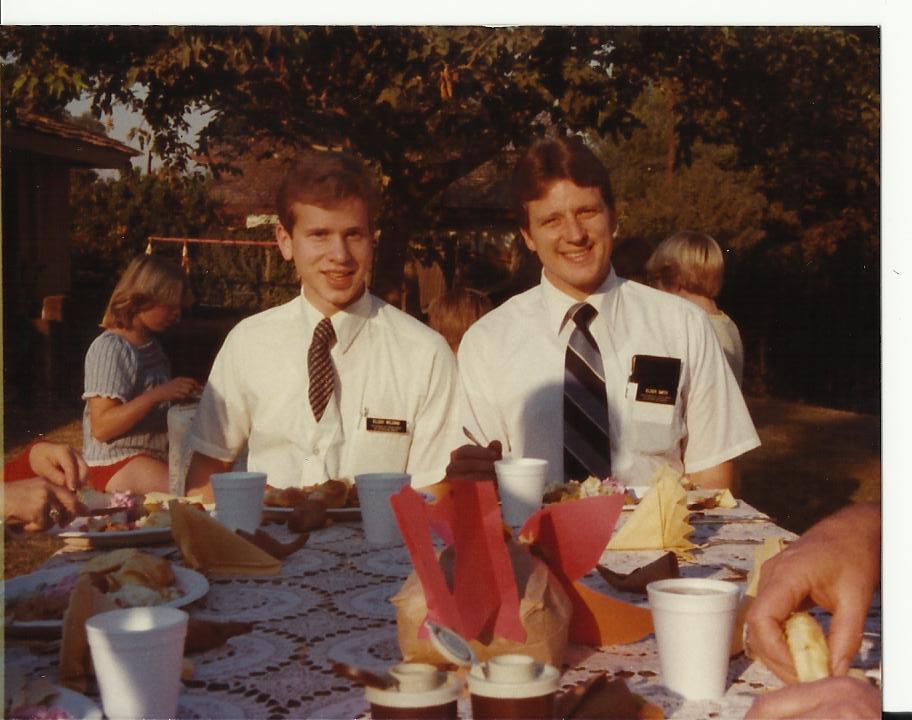 My companion and me at the ward picnic.
Larry  Smith
29 Jan 2011