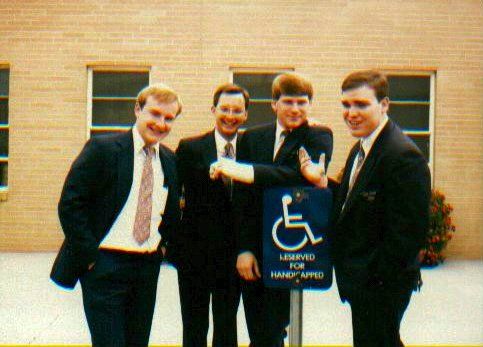 May 1988.
Left to right: Elders Neff, Hargis, Durrant & Stevens.
Philip John Turney
11 Dec 2001