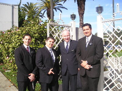 A few elders gather at the temple after ward temple day
Robert Lewis Bauman
16 Feb 2006