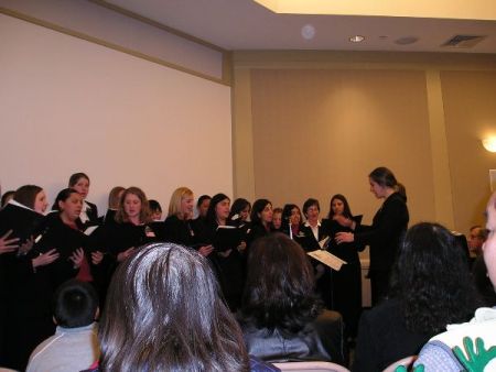 VC Sisters sang to a packed & appreciative audience on Christmas Eve.  A great way to worship the Savior.
Robert Lewis Bauman
31 Dec 2004