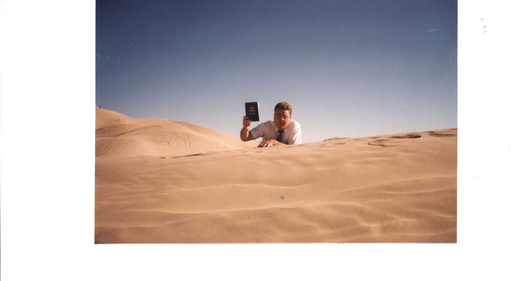 Now I know how Moroni felt.
G. Paul Mantini
05 Nov 2001