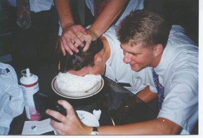 7-8-94 Celebrating my bday with the Spanish missionaries.
Justin David Strunk
15 Feb 2002
