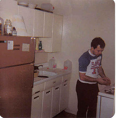Elder George Robert Hall cooking in Redwood City, CA around February 1979. He was the District Leader and we lived in a foursome 2 bedroom apt.
Terry L. Van Wormer
29 Apr 2008