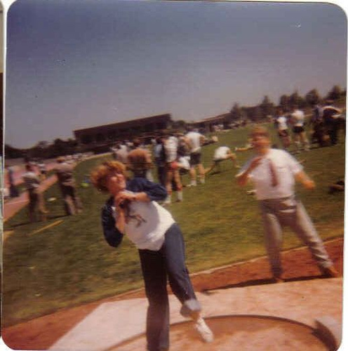 on a 4th of July event with Elder David Pappas as a shotput judge looking on...
Terry L. Van Wormer
21 May 2008