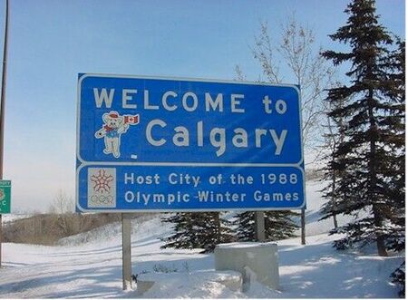 This is the Calgary City sign as you enter Calgary from Canada Olympic Park.
David J. Campos
21 Mar 2003