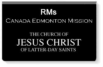 Missionary Name Tag