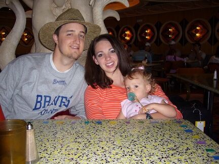 Me, wife Kara, and daughter Jacie in dining room of cruise ship in Jan '06 - Caribbean
Timothy Lynn Bell
05 Jul 2006