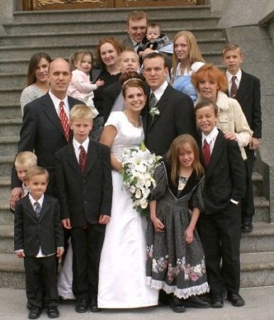 Our oldest son's wedding. Eleven of our 12 children (Plus Son in law and 2 granddaughters)
M Russell Graves
01 Sep 2004