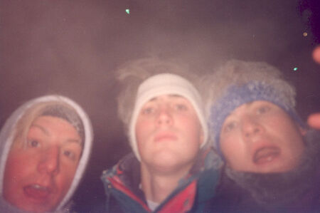 Can't remember who owned that camera, but we had been out playing hockey. See the frost in our hair? From left ... Pulsipher, Coffey and Porter.
Mark  Coffey
28 Feb 2006